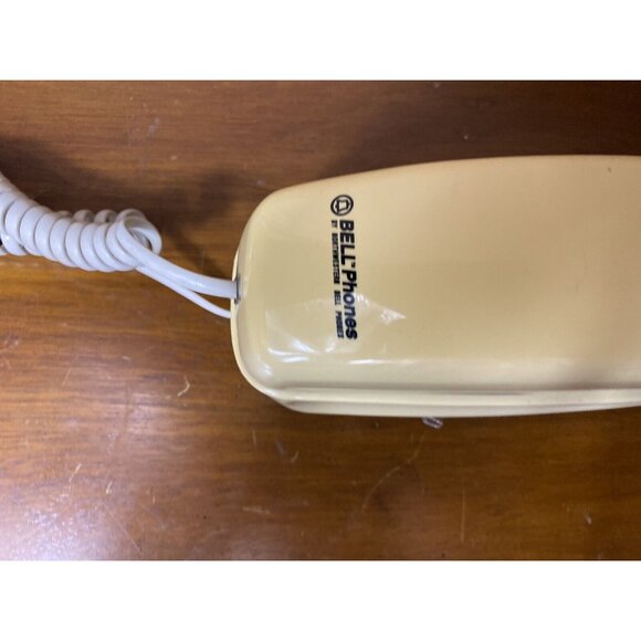 Southwestern Bell System Trimline Touchtone Phone 2-Tone Yellow White Working - Picture 8 of 9